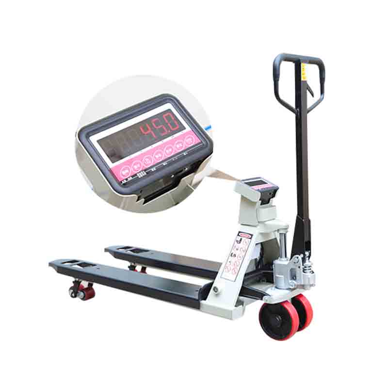 Truk Pallet Hidrolik Tangan 3 Ton Dengan Skala Berat