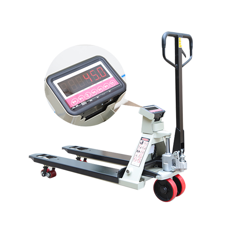 Truk Pallet Hidrolik Tangan 3 Ton Dengan Skala Berat